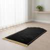 Adult's Black Prayer Mat in Tulip Design(Large)